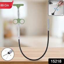 Flexible Spring Drain Cleaning Tool with Hand Grip (1 Pc / 89 Cm) - justgrabit.in | Just Grab It