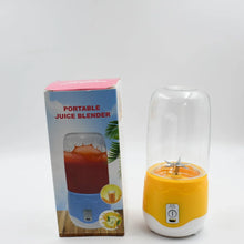 Portable Electric USB Juice Maker 6 blade Blender Grinder Mixer Personal Size, USB Rechargeable Mini Juicer for Smoothies and Shakes with Juicer Cup - 400ml - Justgrabit Inc.