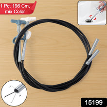 Flexible Spring Drain Cleaning Tool with Hand Grip (1 Pc / 196 Cm) - justgrabit.in | Just Grab It