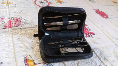6 - Piece Nail Clippers Kit with Travel Case: Professional Manicure Set, Stainless Steel - Justgrabit Inc.