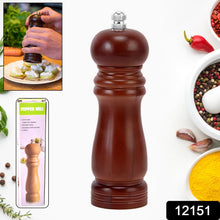 Wooden Pepper Mill 6 inch Tall - Best Pepper Grinder (1 Pc) - justgrabit.in | Just Grab It