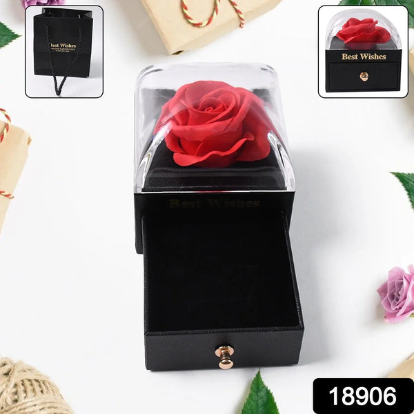 Preserved Eternal Rose Flower Gift Box Drawer (1 Pc) - Justgrabit Inc.