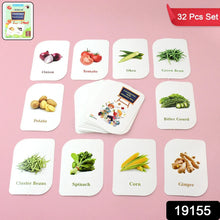 Kidkraft 32 - Piece Educational Vegetable Flash Cards Set - Justgrabit Inc.