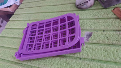 2Layer Foldable Plastic Small Storage Shelf / Rack (1 Pc / Mix Color) - justgrabit.in | Just Grab It