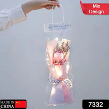 Home Decoration Rose Hand Made Valentine's Day Artificial Flowers Simulation Flower Soap Flowers Mini Bouquet (1 Pc) - justgrabit.in | Just Grab It
