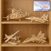 3D Wooden Aircraft Puzzle DIY Assembly Kit (Mix Design – 1 Set) - justgrabit.in | Just Grab It