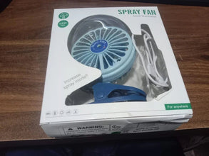 Portable Clip - on Fan, Battery Operated, With Light & Spray, Small Yet Powerful USB Table Fan, 3 - Speed Quiet Rechargeable Mini Desk Fan, 360° Rotation, Personal Cooling Fan for Home, Office, Camping - Justgrabit Inc.