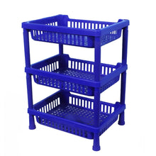 Multipurpose Plastic Storage Rack Oraganiser - 3 pcs - Justgrabit Inc.