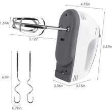 Compact Hand Electric Mixer / Blender for Whipping / Mixing with Attachments - Justgrabit Inc.