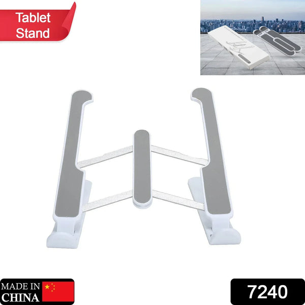 ADJUSTABLE TABLET STAND HOLDER WITH BUILT - IN FOLDABLE LEGS AND HIGH QUALITY FIBRE - justgrabit.in | Just Grab It