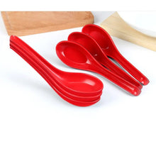 Microwave Safe, Unbreakable, Colorful Soup / Dessert Spoons, Food Grade Set of 6 Pcs, - Justgrabit Inc.