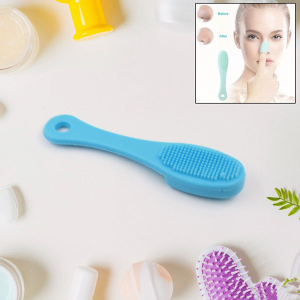 Silicone Makeup Cleaning Tool – Finger Brush Facial Cleansing Scrubber (1 Pc) - justgrabit.in | Just Grab It
