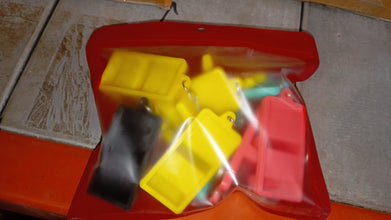 Plastic 2 - in - 1 Mobile Stand Keychain (9 Pc) - justgrabit.in | Just Grab It