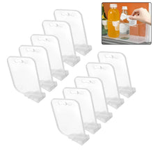Plastic Storage Baskets Space allocator, Refrigerator Organizer Bins partition Clip (10 Pcs Set) - Justgrabit Inc.