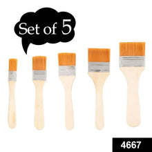 Artistic Flat Painting Brush - Set of 5 - Justgrabit Inc.