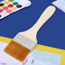 Quality Flat Paint Big Size Brush for Watercolor & Acrylic Painting( Multicolor / 2 Pc Set ) - Justgrabit Inc.