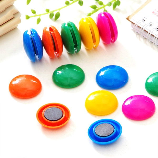 Durable Magnetic Button Set for Kids’ Experiments (10 Pc, Round Shape) - justgrabit.in | Just Grab It