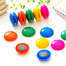 Colorful Board Magnets Circular Plastic Buttons - Justgrabit Inc.