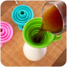 Silicone Funnel for Kitchen Use Oil Pouring Sauce Water Juice - Justgrabit Inc.