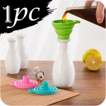 Silicone Funnel for Kitchen Use Oil Pouring Sauce Water Juice - Justgrabit Inc.