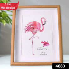 Creative Solid Wooden Photo Frame (Mix Design & Size / 1Pc) - Justgrabit Inc.
