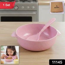 Premium Kids Feeding Bowl with Spoon (1 Set, 240ML) - justgrabit.in | Just Grab It