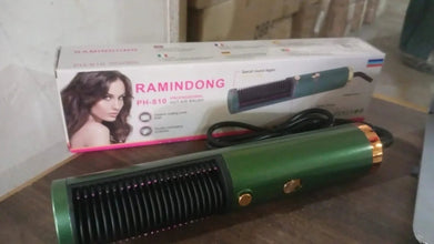 Hair Straightener Comb, Anti Scald Hot Comb Negative Ion Hair Straightener Brush Straightener 3 Gear Constant Temperature for Quick and Professional Hair Salon at Home (1200w), Hair accessories - Justgrabit Inc.