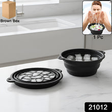 Portable Foldable Silicone Ice Bath Bowl (1 Pc) - justgrabit.in | Just Grab It