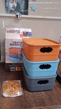 3 - Piece Plastic Multipurpose Storage Basket Bin Set with Handle (3 Pcs Set) - justgrabit.in | Just Grab It