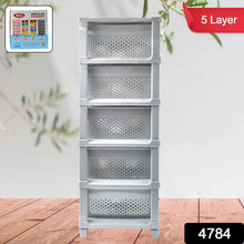 Multi - Purpose Anti - Slip 5 Layer Modular Drawer Storage System (68×33 Cm) - Justgrabit Inc.