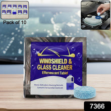 Car Wiper Detergent Effervescent Tablets (Pack of 10) - justgrabit.in | Just Grab It