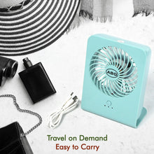 Portable Desk Fan – Big Table Fan with 3 - Speed Settings for Office, School & Home (Battery Not Included) - Justgrabit Inc.