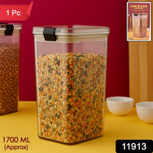 1700 ML Airtight Lock & Lock Plastic Storage Container (1 Pc) - Justgrabit Inc.