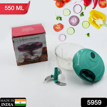 Handy Mini Plastic Vegetable Chopper Cutter, Onion Chopper Vegetables for Kitchen Accessories with 3 Blades - Justgrabit Inc.