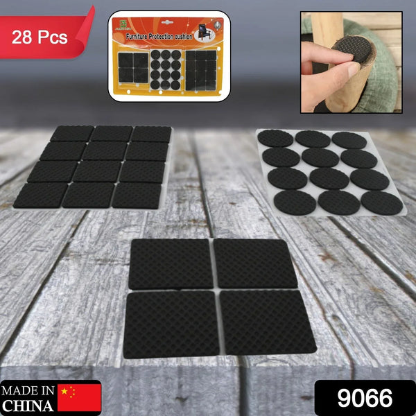 28 pc Rubber furniture Pads Self Sticking Non Slip Furniture Noise Insulation Pads - justgrabit.in | Just Grab It