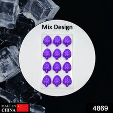 Mix design Ice Trays for Freezer with Easy to Release Flexible Silicone shape ice cavity. - Justgrabit Inc.