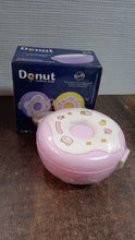 Donut Shaped Double Insulated 3 Compartment Lunch Box (1 Pc / Mix Color) - justgrabit.in | Just Grab It
