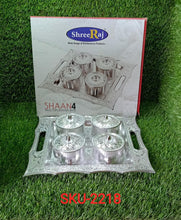 Dry Fruit Air Tight Bowls Tray with Lids 4 Section Snacks Mukhvas Dani - Justgrabit Inc.