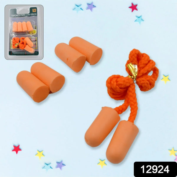 Earplugs Soft Foam Earplugs Sleeping Noise Cancelling for Hearing Protection (3 Pairs) - justgrabit.in | Just Grab It