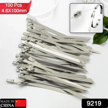 Stainless Steel Cable Ties for Solar & Home Use (100 Pc, 4.6x100mm) - Justgrabit Inc.
