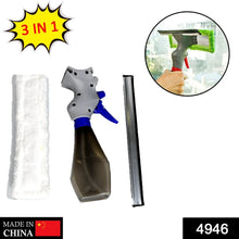 Plastic Easy Glass Cleaner 3 in 1 Spray Type Cleaning Brush, Pack of 1 - Justgrabit Inc.