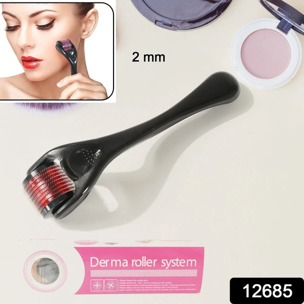 Derma Roller Anti Ageing and Facial Scrubs & Polishes Scar Removal Hair Regrowth (2 MM) - Justgrabit Inc.