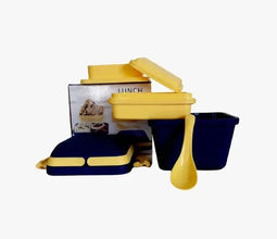 Airtight Lunch Box with Handle & Push Lock - Justgrabit Inc.