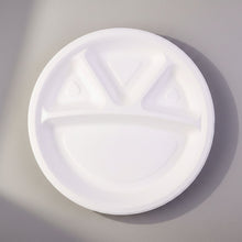 Vegnar 4 Compartment Disposable Food Serving Plate Set (10 Pc) - justgrabit.in | Just Grab It