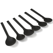 Multipurpose Silicone Spoon, Silicone Basting Spoon Non - Stick Kitchen Utensils Household Gadgets Heat - Resistant Non Stick Spoons Kitchen Cookware Items For Cooking and Baking (6 Pcs Set) - justgrabit.in | Just Grab It