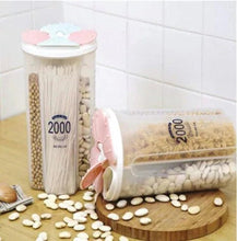 Kitchen Storage - Transparent Sealed Cans / Jars / Storage Box 4 Section - Justgrabit Inc.