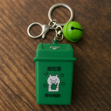 Trash Can Keychain Recycle Can Keyring Novelty Keychain Garbage Classification keyholder for and Adults - Justgrabit Inc.