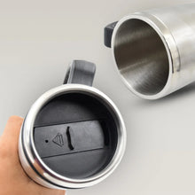 Stainless Steel Vacuum Glass Insulated Glass Coffee Cups, Tumbler (With Lid & Handle / 1 pc) - Justgrabit Inc.