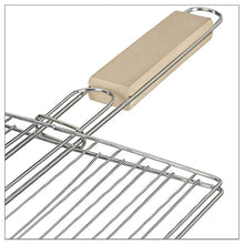Kitchen Square Roaster Grill Barbecue Grill with Wooden Handle - Justgrabit Inc.