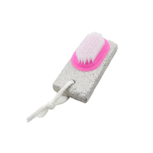 Hand and Foot Brush with pumice stone to Remove Dead Skin & Callus Stone Foot Scrubber Pedicure Brush For Dead Skin - justgrabit.in | Just Grab It